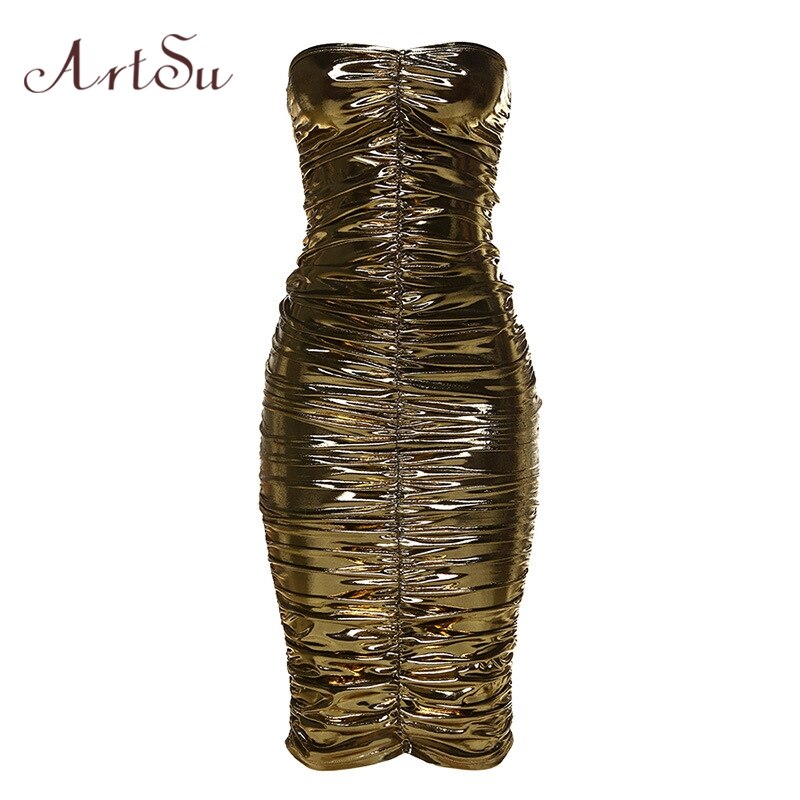 Double Layers Mesh Sexy Summer Dress Women 2022 Strapless Long Sleeve Solid Elegant Party Clubwear