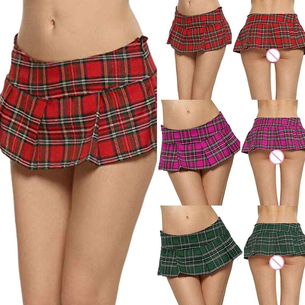 "Pink Plaid Skirt : A Chic Addition to Your Wardrobe!"