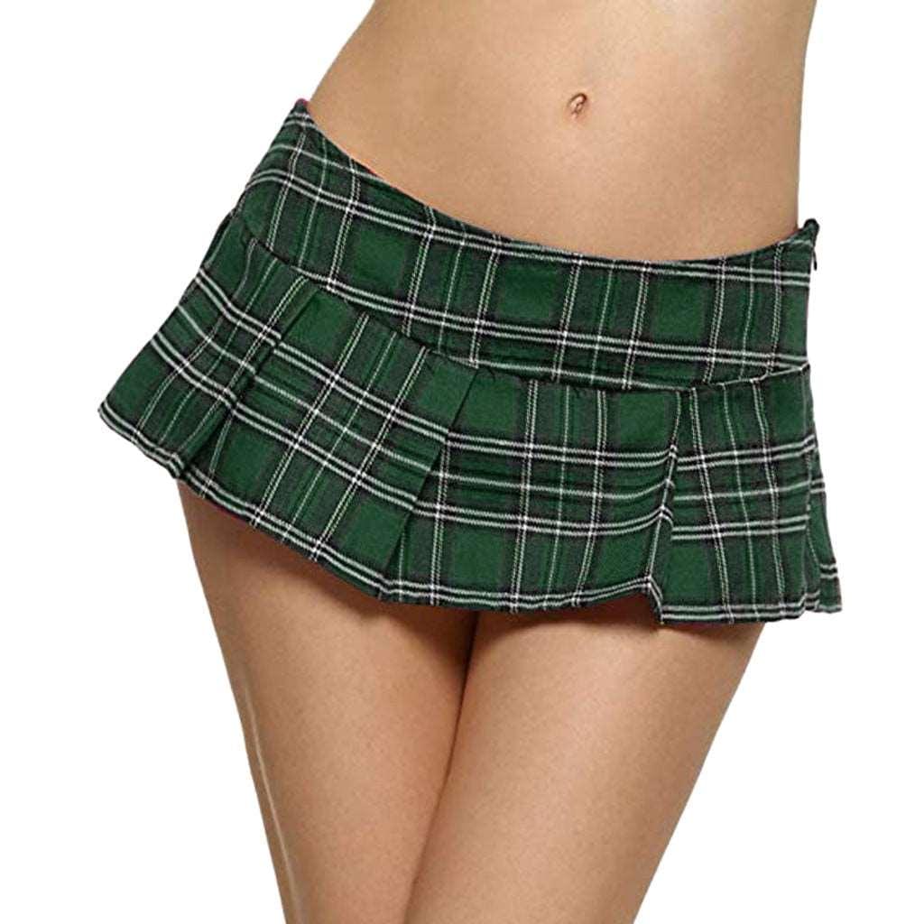 "Pink Plaid Skirt : A Chic Addition to Your Wardrobe!"