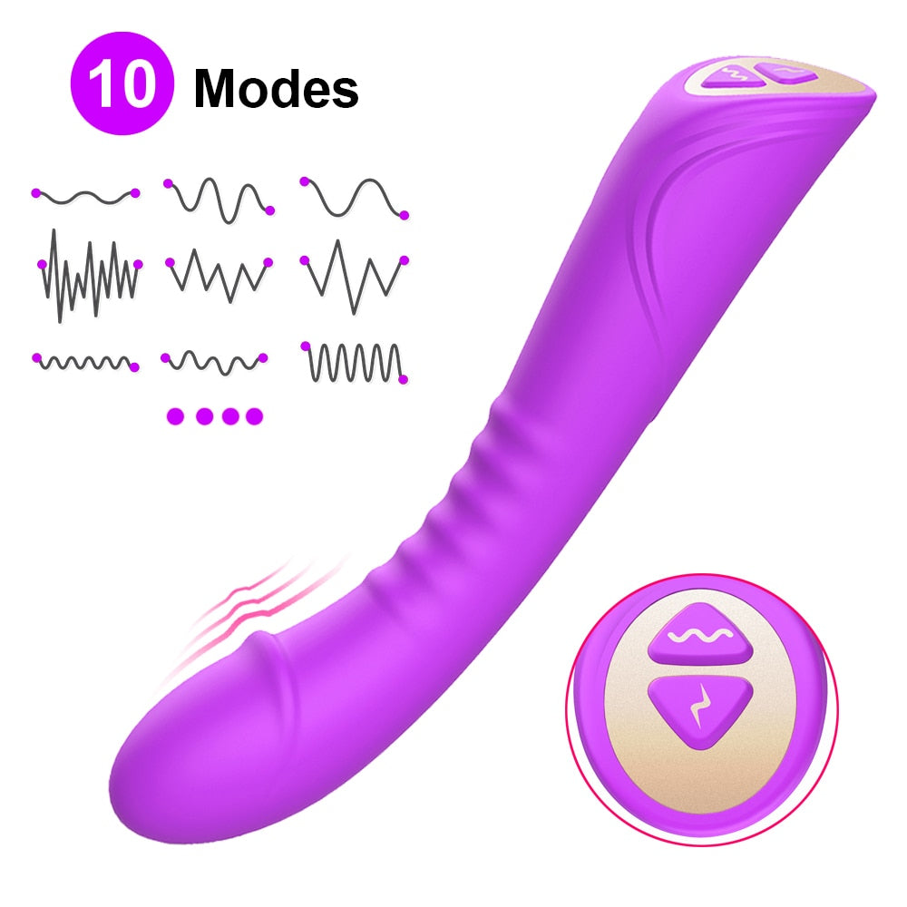 Large size Real Dildo Vibrators for Women Soft Silicone Powerful Vibrator G-Spot Vagina Clitoris Stimulator Sex Toys for Adults