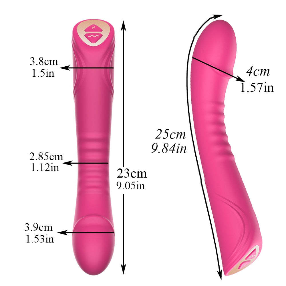 Large size Real Dildo Vibrators for Women Soft Silicone Powerful Vibrator G-Spot Vagina Clitoris Stimulator Sex Toys for Adults