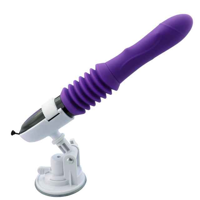 Thrusting Dildo Vibrator Automatic G spot Vibrator with Suction Cup Sex Toy for Women Hand-Free - French Sexy Boutique
