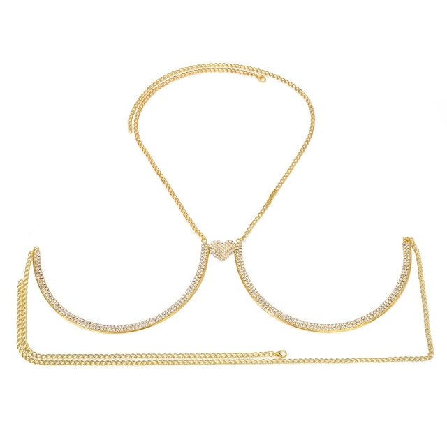 Sexy Rhinestone Body Chain Jewelry