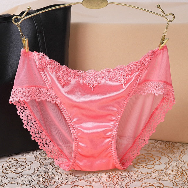 WONTIVE Women's Sexy Panties Seamless Cozy Lingerie Solid Ultra-thin Lace Underwear High Quality For Women Hollow Underpant Girl