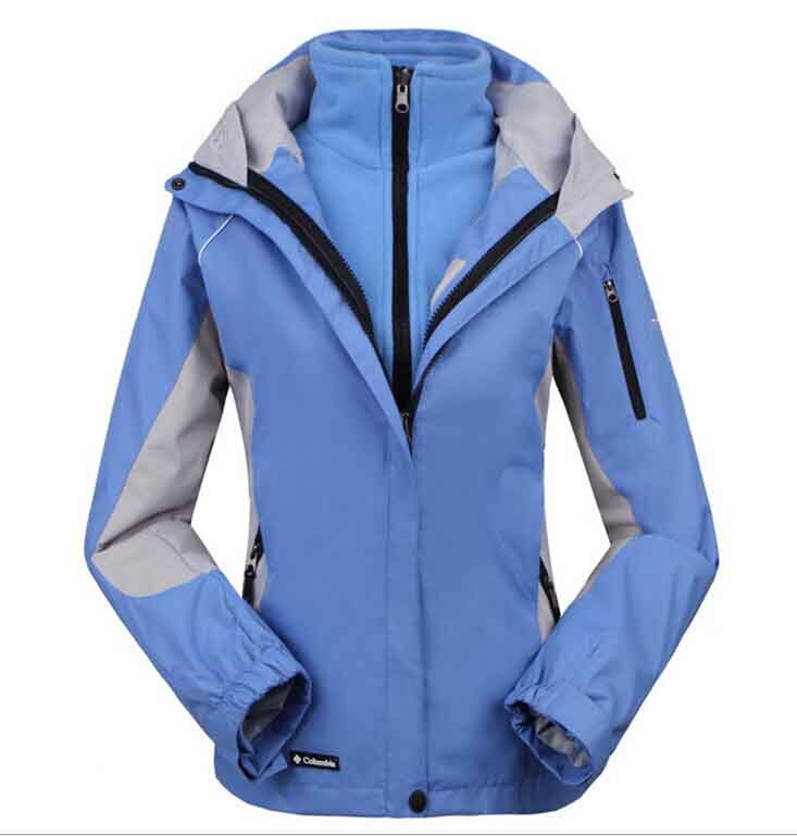 THE ARCTIC LIGHT Women's Skiing Jackets+Fleece Jacket Lady Outdoor Sports Coat Suit Warm Waterproof 2 in 1 Female Ski Wear Coat