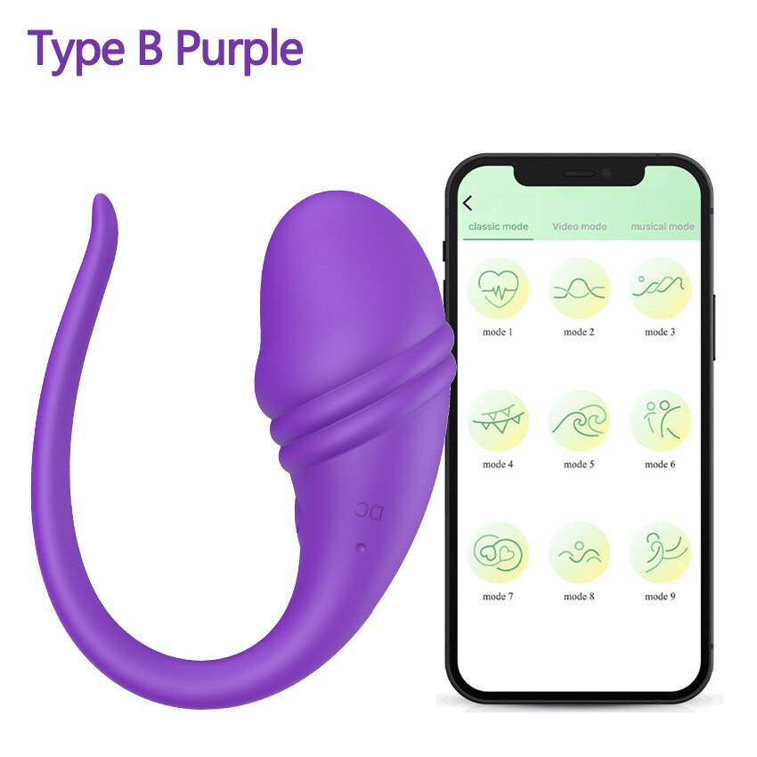 Wireless Sextoy Vibrating Egg Remote Vibrators Powerful App Control G Spot Dildo Vagina Massager Bluetooth For Women Clitoris 18