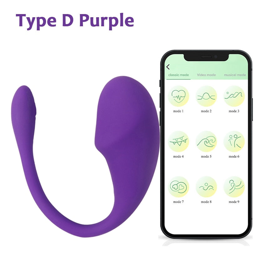 Wireless Sextoy Vibrating Egg Remote Vibrators Powerful App Control G Spot Dildo Vagina Massager Bluetooth For Women Clitoris 18