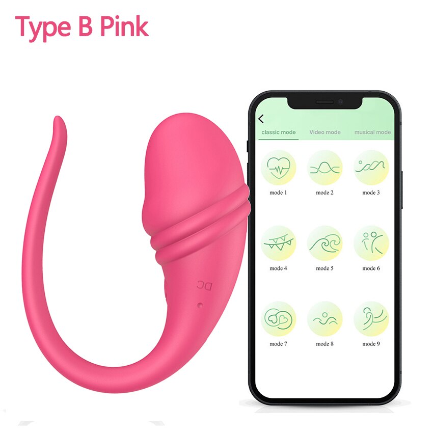 Wireless Sextoy Vibrating Egg Remote Vibrators Powerful App Control G Spot Dildo Vagina Massager Bluetooth For Women Clitoris 18