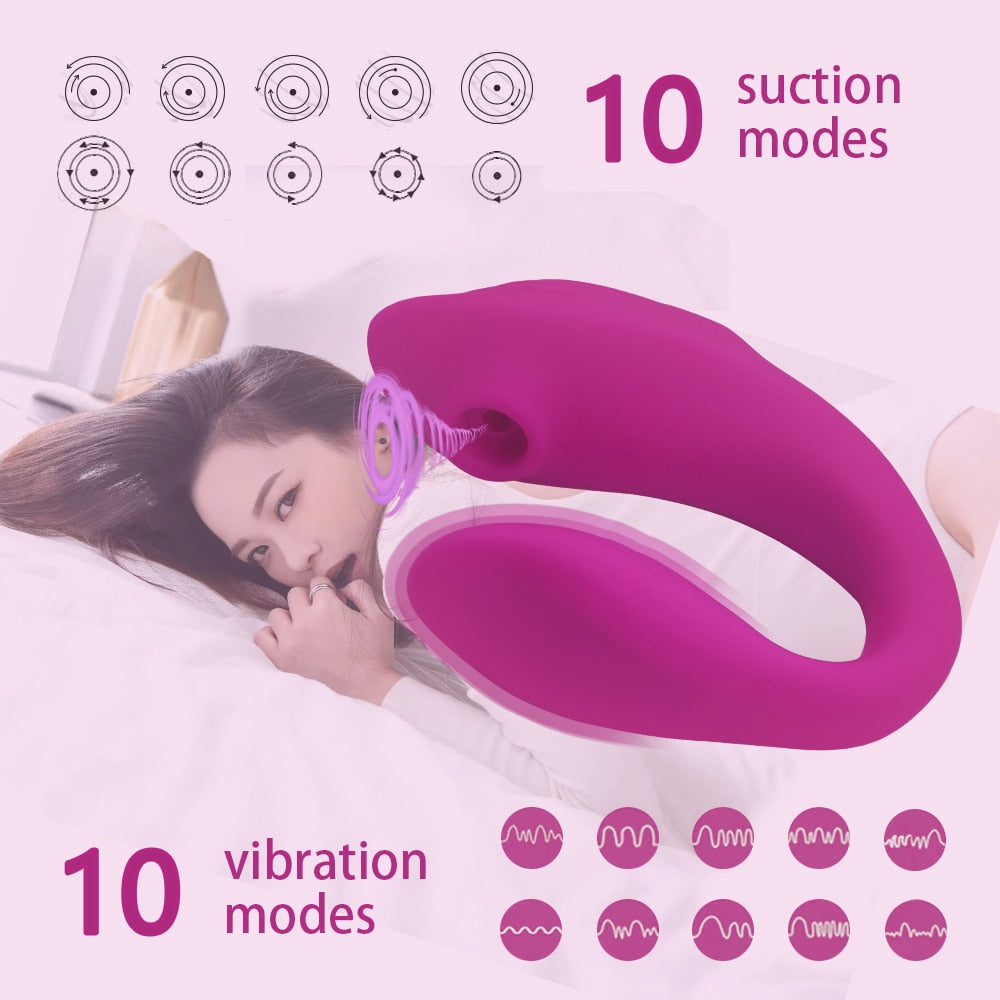 Wearable Vagina Sucking Vibrator G Spot Clit Sucker Nipple Clitoris Stimulator Remote Control Oral Sex Toy For Women