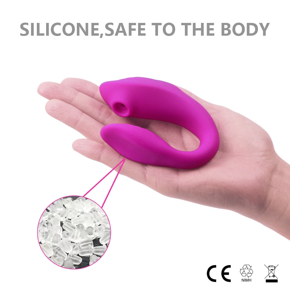 Wearable Vagina Sucking Vibrator G Spot Clit Sucker Nipple Clitoris Stimulator Remote Control Oral Sex Toy For Women