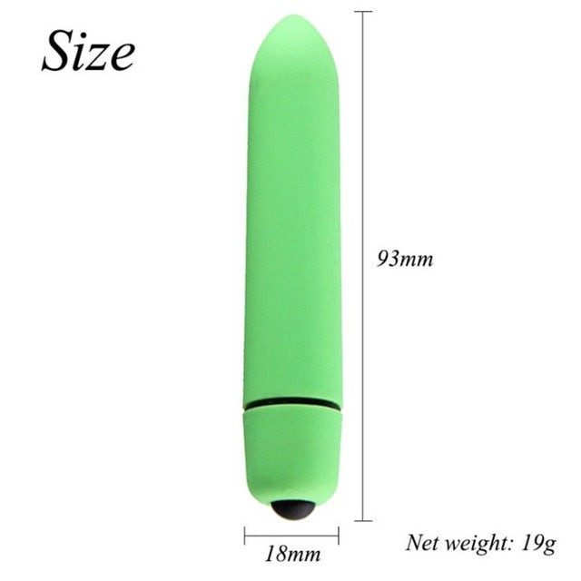 Mini Bullet Vibrator - G Spot Vibration - Vagina - Clitoris with 10 speeds