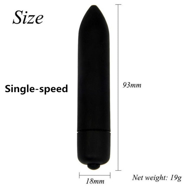 Mini Bullet Vibrator - G Spot Vibration - Vagina - Clitoris with 10 speeds