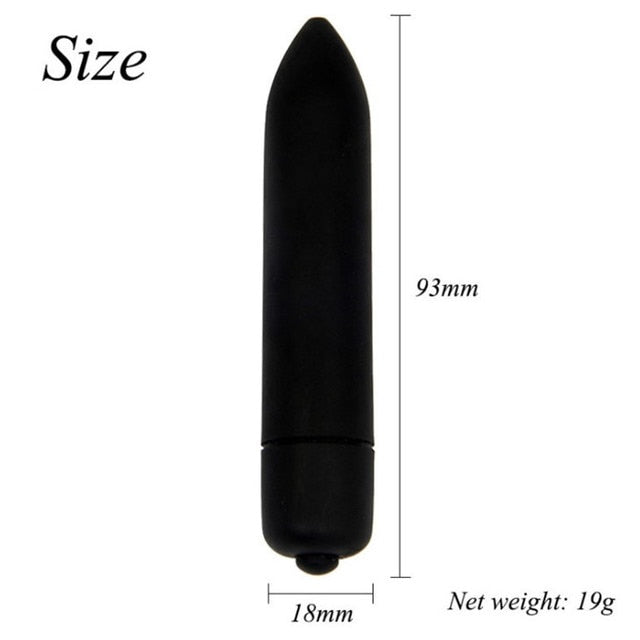 Mini Bullet Vibrator - G Spot Vibration - Vagina - Clitoris with 10 speeds