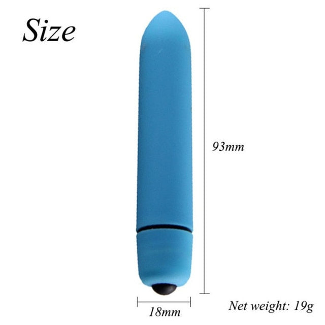 Mini Bullet Vibrator - G Spot Vibration - Vagina - Clitoris with 10 speeds