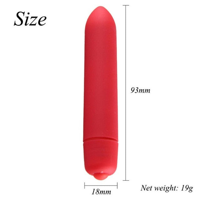 Mini Bullet Vibrator - G Spot Vibration - Vagina - Clitoris with 10 speeds