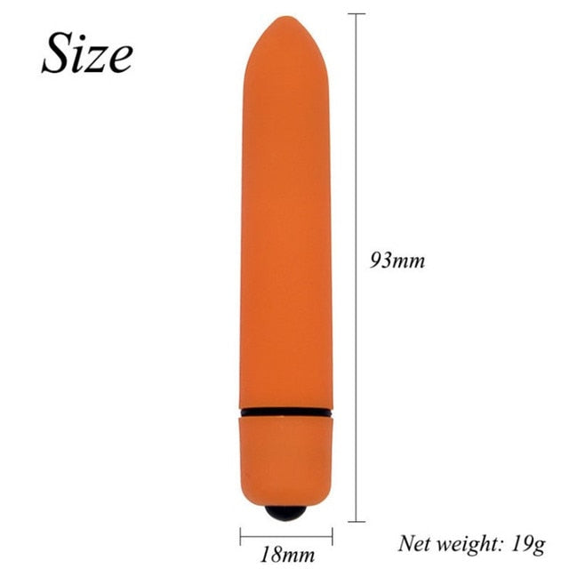 Mini Bullet Vibrator - G Spot Vibration - Vagina - Clitoris with 10 speeds