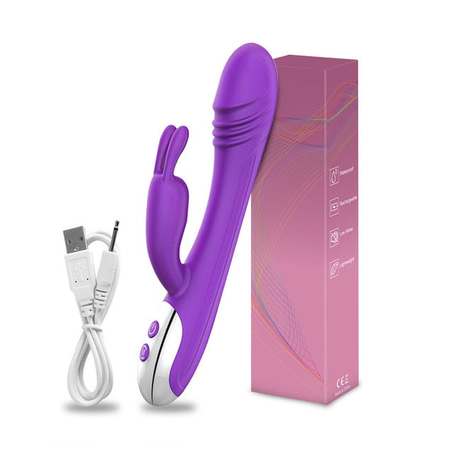 2022 Rabbit Heated Vibrator - The Ultimate Clitoris Stimulator for Intense Pleasure