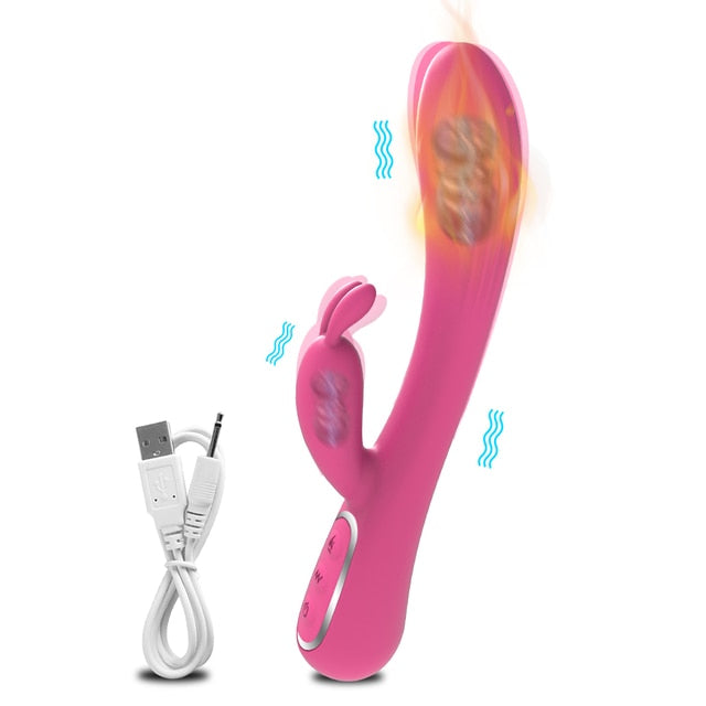 2022 Rabbit Heated Vibrator - The Ultimate Clitoris Stimulator for Intense Pleasure