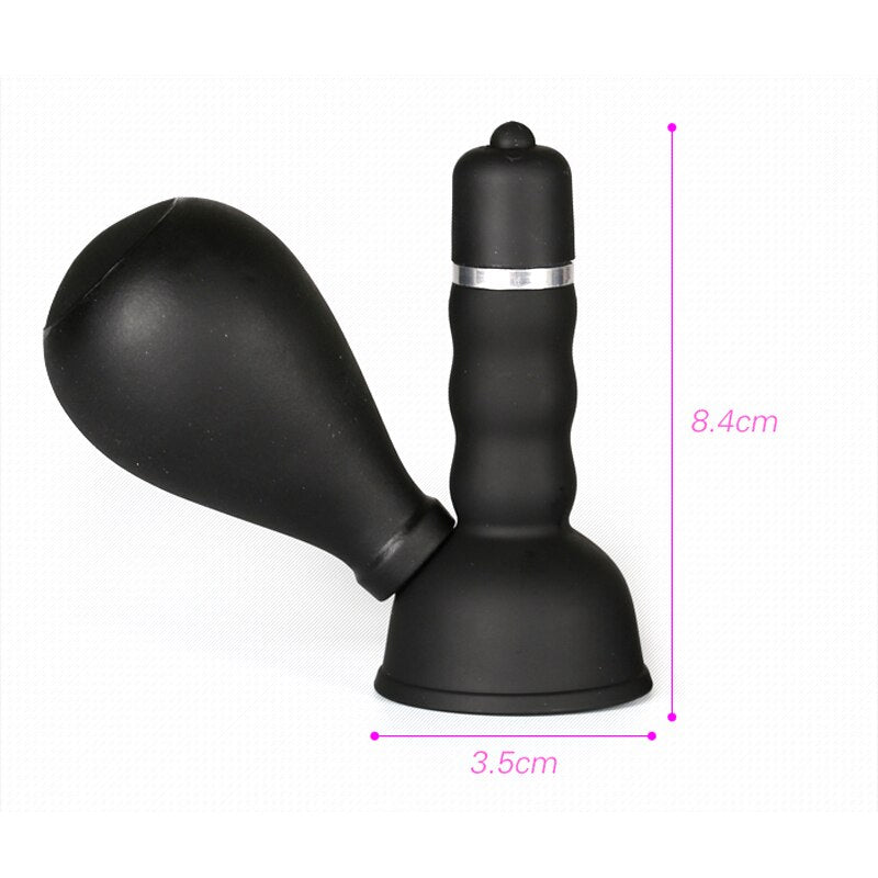 2pcs Nipple Sucker Stimulator Vibrator Female Breast Enlargement Nipples Massager - Clit Vibrator Adult Sex Toy