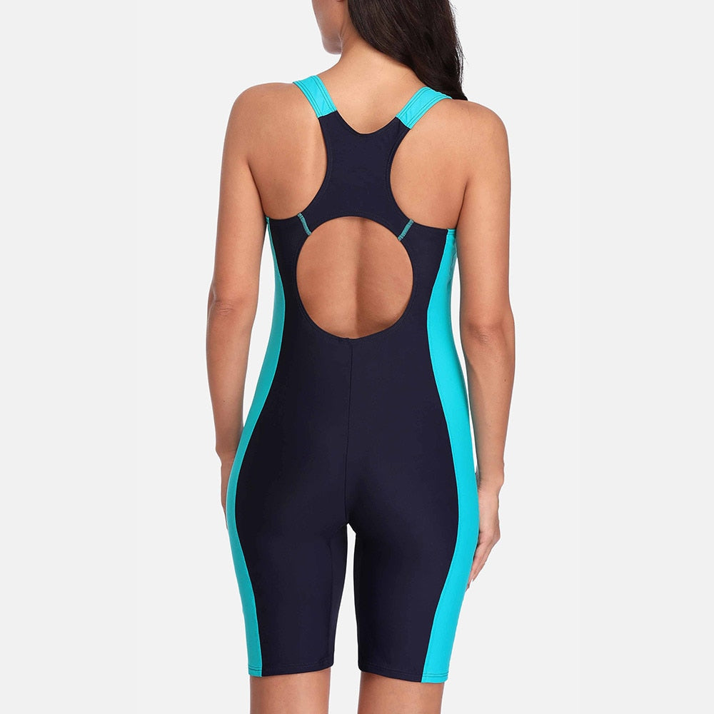 All The Right Curves Patchwork One Piece Surfing & Swimming Suit