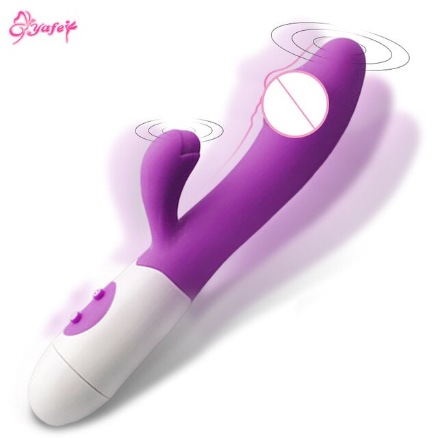 Dildo G-Spot Rabbit Vibrators for Women Vaginal Clitoral Massager 30 Speeds Female Masturbator Adults Erotic Sex Toys for Women