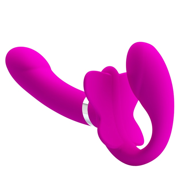 Erotic Sex Toy Strapless Vibrator Slip in - Double Ended for Women