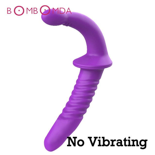 Erotic Sex Toy Strapless Vibrator Slip in - Double Ended for Women