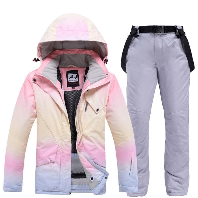 2022 New Fashion Color Matching Ski Suit - Stay Warm in the Snow