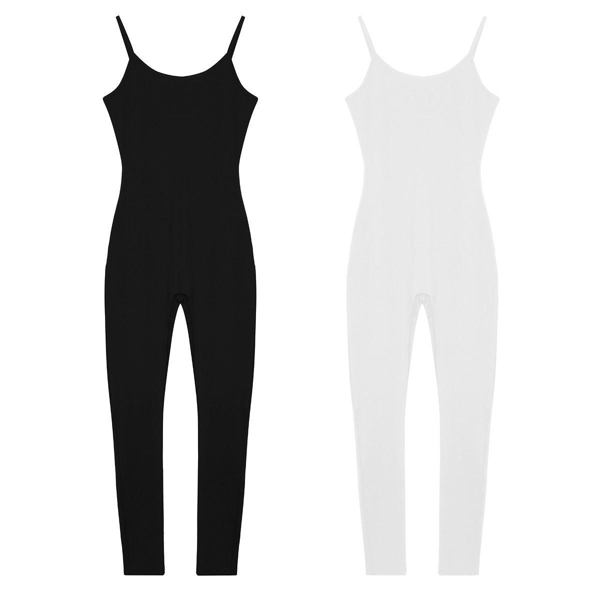 Women Sleeveless Spaghetti Straps Stretchy Ballet Leotard Yoga Unitard Gymnastics Leotard Sports Dance Bodysuit Jumpsuit