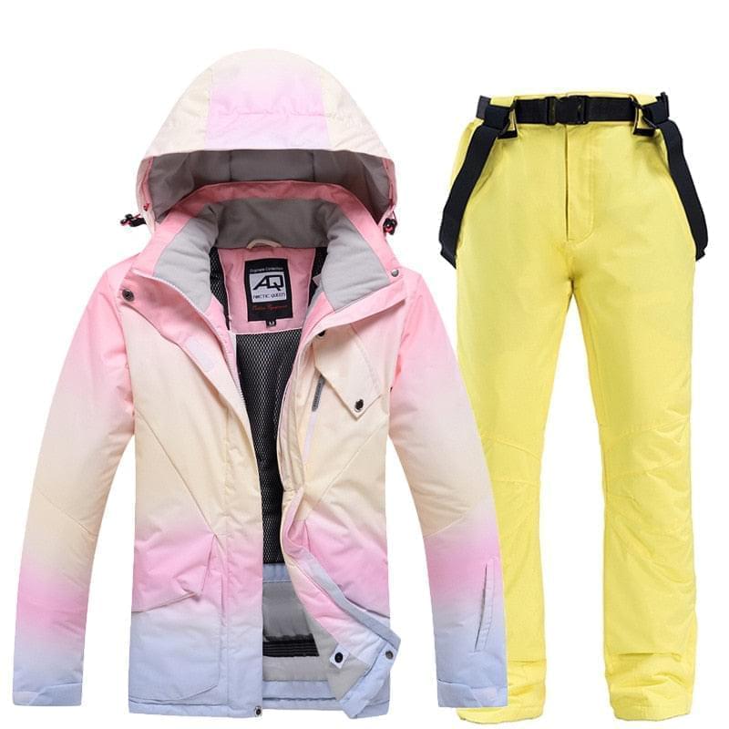 2022 New Fashion Color Matching Ski Suit - Stay Warm in the Snow