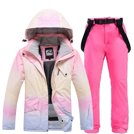 2022 New Fashion Color Matching Ski Suit - Stay Warm in the Snow