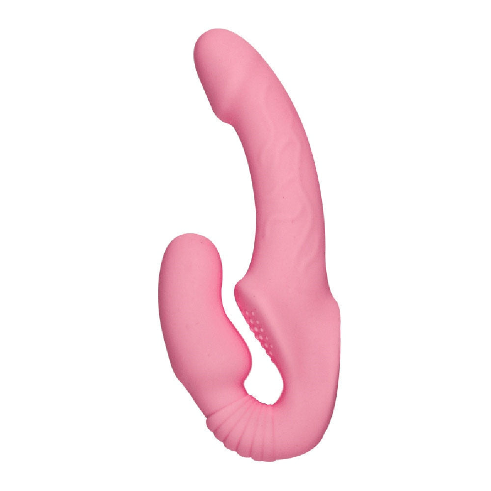 Strapless Strapon 10 Speed Female Double Vibrating G Spot Adult Sex Toys For Women Couple Anal Prostate Massager