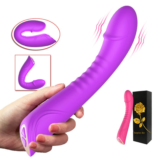 Large size Real Dildo Vibrators for Women Soft Silicone Powerful Vibrator  G-Spot Vagina Clitoris Stimulator Sex Toys for Adults