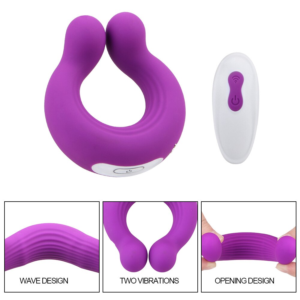 OLO Clitoris Stimulator Massager Vibrator Ring Vibrator Couple Vibrator Penis Clitoral Stimulation 9 Speeds Sex Toys for Adult