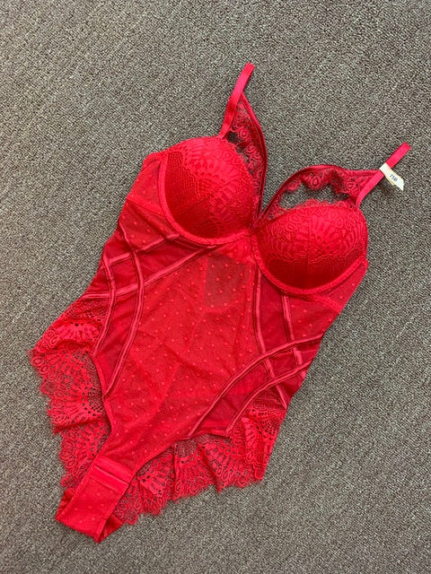One-piece Bodysuit Lingerie Female Sexy Bra Panty Set SliM Fit Push Up Underwear For Women Buy 2 Sets In Our Store Get Free Ship