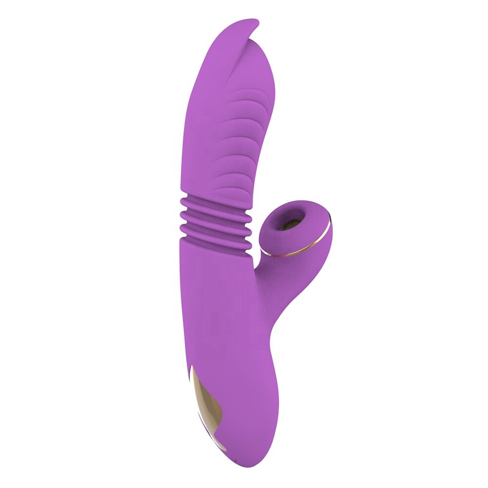 Use Your Tongue Vibrating Rabbit with G Spot Stimulator, Heating and Telescopic Throb