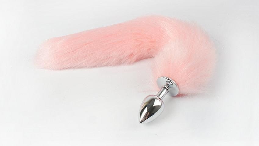 Adult Anal Butt Plug Stainless Steel With Fox Tail