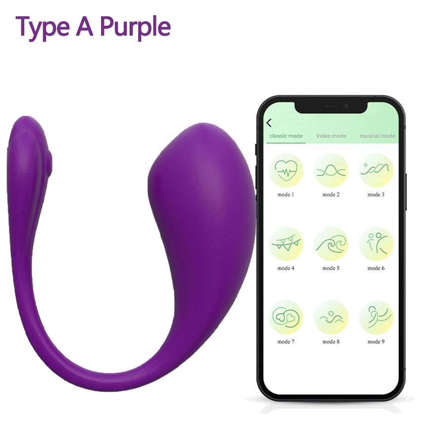 Wireless Sextoy Vibrating Egg Remote Vibrators Powerful App Control G Spot Dildo Vagina Massager Bluetooth For Women Clitoris 18