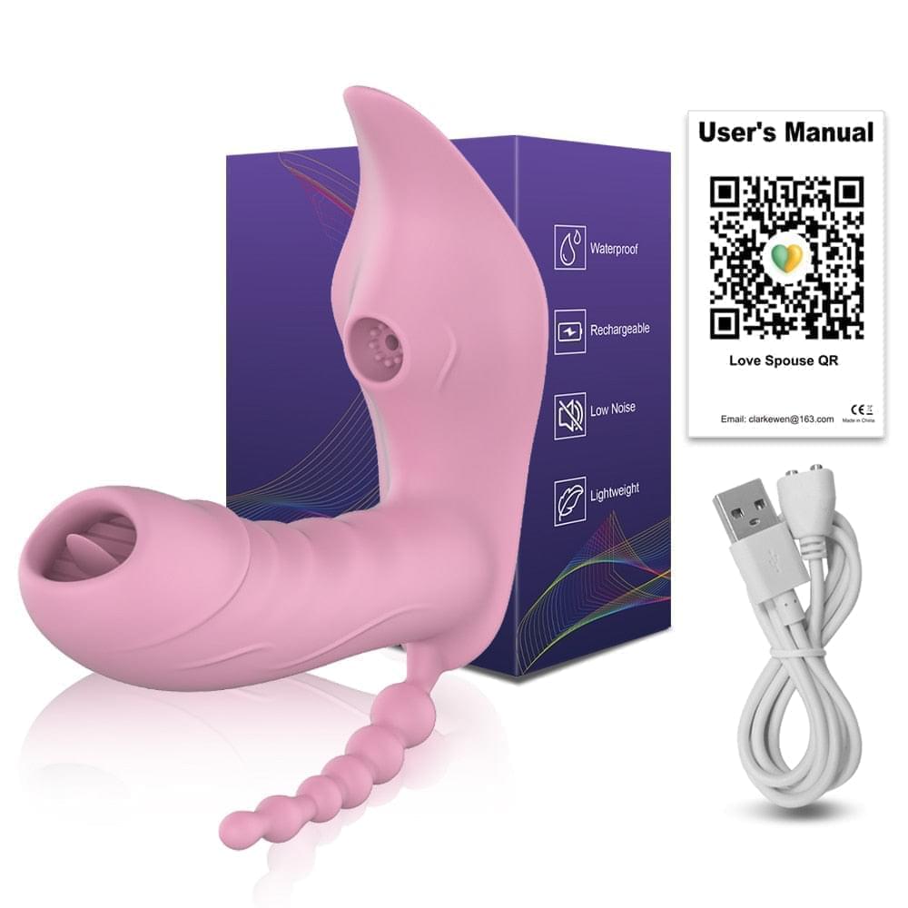 3 in 1 Bluetooth APP Dildo Vibrator - Wireless Remote Control - Sucker - Clitoris Stimulator - Sex Toys With Long Distance Pleasure