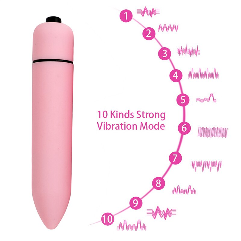 Sex Toys 10 Speed Mini Bullet Vibrators For Women Sexy Toys Female Clitoris Climax Stimulator For Adults Vibrator Dildo Portable