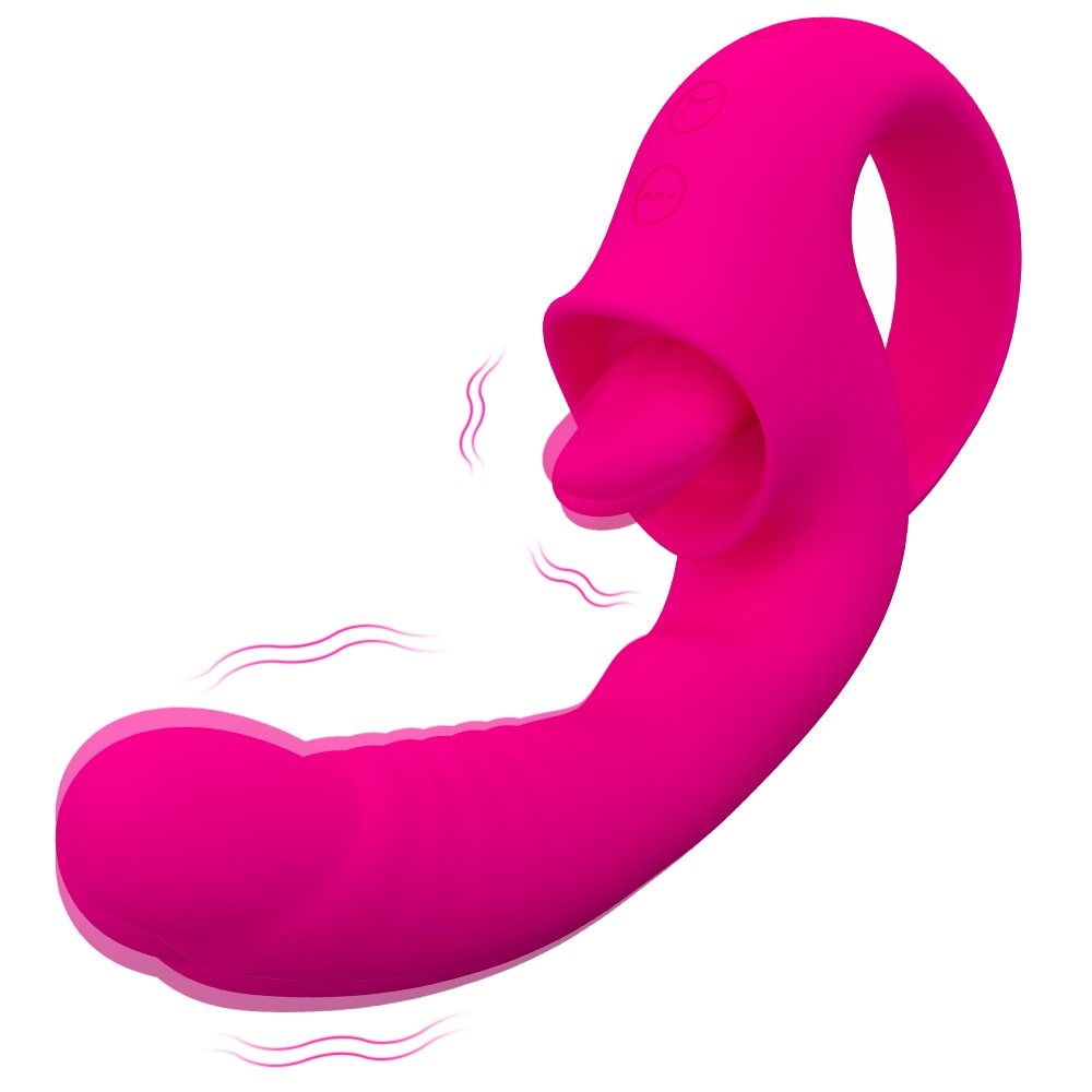 Female Powerful Clitoral Sucking Dildo Vibrator For Women Tongue Licking Sucker Clitoris Stimulator Sex Toys Goods for Adults 18