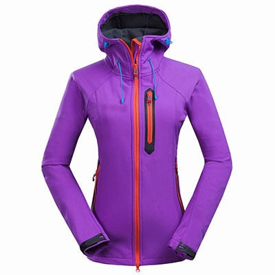 Thermal Softshell Ski Jacket For Women Outdoor Windproof Snowboard Skiing Jackets Hiking Sport Snow Skiwear Skating Clothes