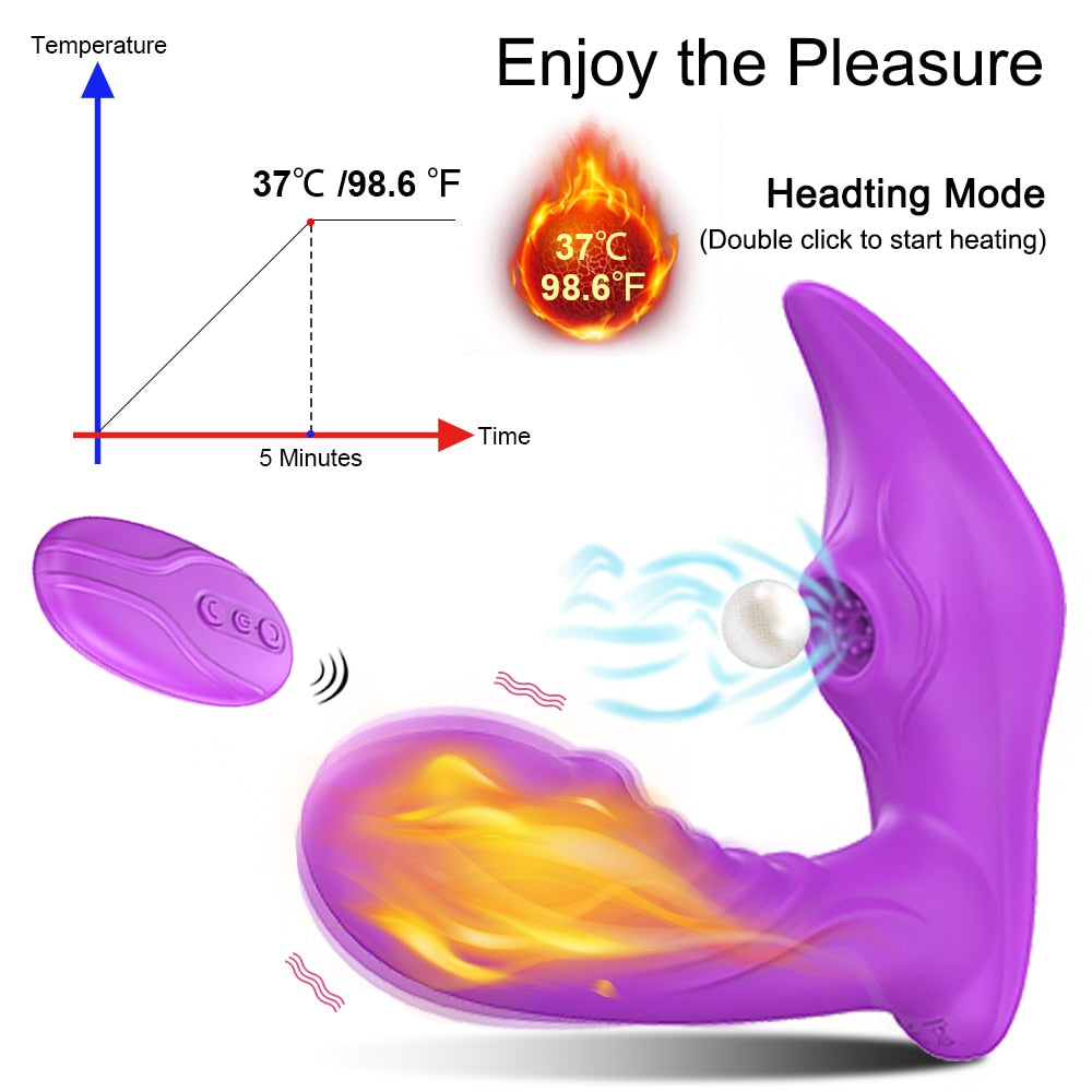 Vagina Sucking Vibrator 20 Speeds Vibrating Sucker Oral Sex Suction Clitoris Stimulator Erotic Sex Toy for Women Sexual Wellness