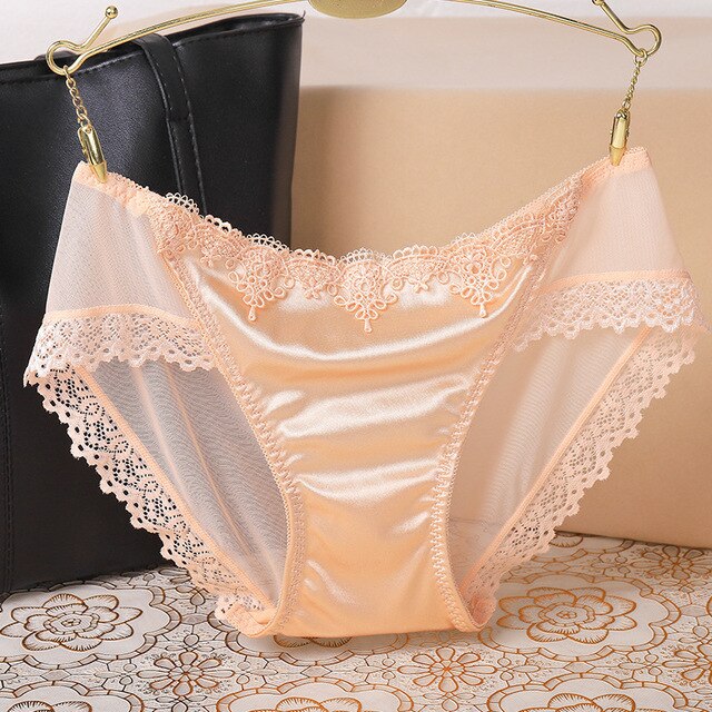 WONTIVE Women&#39;s Sexy Panties Seamless Cozy Lingerie Solid Ultra-thin Lace Underwear High Quality For Women Hollow Underpant Girl